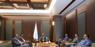 Madaxweynaha Soomaaliya oo kulan la qaatay Madaxweyneyaasha Dowlad Goboleedyada K/Galbeed, Galmudug, Hirshabeelle, Waqooyi-bari iyo Guddoomiyaha Gobolka Benaadir.