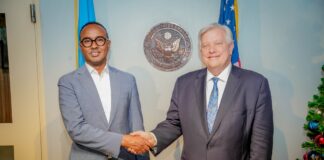 Muqdisho: Guddoomiyaha SoDMA oo kulan muhiim ah la yeeshay Safiirka Maraykanka ee Soomaaliya.