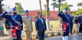 Wasiirka Arrimaha Gudaha Soomaaliya ayaa booqday Akaademiyadda Booliiska Pakistan.