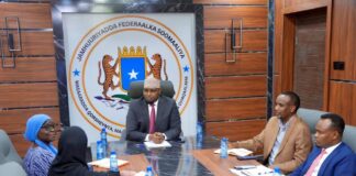 Wasiirka Wasaaradda Qorsheynta Soomaaliya oo maanta kulan miro-dhal ah la yeeshay, Wakiilka UNFPA