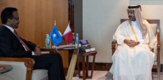 Wasiirka Ganacsiga iyo Warshadaha Soomaaliya oo Kulamo Dhameystiran la yeeshay Wasiirka Ganacsiga iyo Warshadaha Qatar