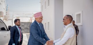 Ra’iisul Wasaare Ku-xigeenkii Hore Mahdi Guuleed oo Booqday SoDMA, Lagana Wada Hadlay Abaarta Dalka