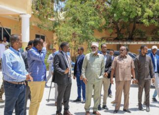 Madaxweyne Axmed Maxamed Islaam Oo Xarigga Ka Jaray Xafiisyada Cusub ee Wasaaradda Tamarta iyo Kheyraadka Biyaha Jubaland