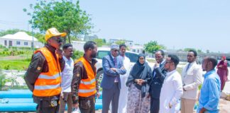 “Wasiirka Tamarta iyo Kheyraadka Biyaha XFS oo Kormeeray Ceel Biyood iyo Nidaamka Tamarta Cadceedda ee Xarunta Wasaaradda”