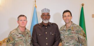 Madaxweynaha Jubaland oo Qaabilay Taliyaha Howlgallada Gaarka ah ee AFRICOM