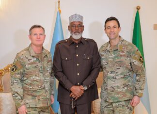 Madaxweynaha Jubaland oo Qaabilay Taliyaha Howlgallada Gaarka ah ee AFRICOM