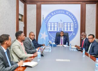 Ra’iisul Wasaaraha Soomaaliya oo Ka Dhagaystay Warbixin Ku Saabsan Horumarka Gaadiidka Badda