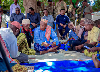 Guddoomiyaha Shabeellaha Dhexe oo Hirgeliyay Heshiis Nabadeed oo Ka Dhaxeeyay Bulshada Baarrow Weyne iyo Mareereey