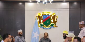 Xasan Sheekh Maxamuud oo la kulmay Odayaasha Dhaqanka Koonfur Galbeed