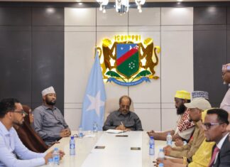 Xasan Sheekh Maxamuud oo la kulmay Odayaasha Dhaqanka Koonfur Galbeed