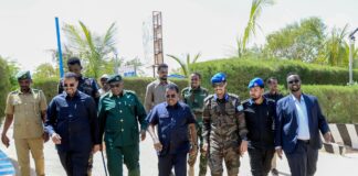 “Wasiirka Arrimaha Gudaha XFS oo Ka Qayb-galay Munaasabadda Xoojinta Amniga iyo Wadajirka Koonfur Galbeed”