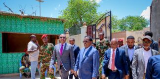 Hoggaamiyaha Koonfur Galbeed oo kormeer shaqo ku tagay xarunta degmada Baydhabo