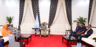 Madaxweynaha Soomaaliya Xasan Sheekh oo Baydhabo kula Kulmay Xildhibaannada iyo Wasiirrada Deegaanada Koonfur Galbeed