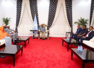 Madaxweynaha Soomaaliya Xasan Sheekh oo Baydhabo kula Kulmay Xildhibaannada iyo Wasiirrada Deegaanada Koonfur Galbeed