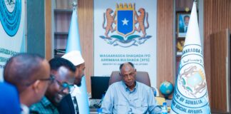 Wasiirka Shaqada iyo Arrimaha Bulshada Soomaaliya oo la kulmay Hay’adda SOS