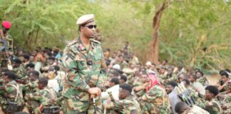 Gen. Sahal Cabdullaahi oo Sagootiyay Ciidamo u Baxaya Furimaha Dagaalka