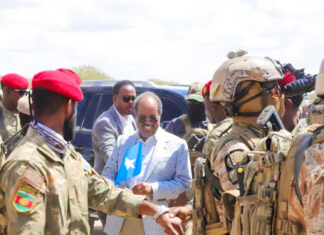 Madaxweyne Xasan Sheekh oo Gaaray Baydhabo iyo Kulamo Muhiim ah oo Ka Bilaabanaya Mustaqbalka Koofur Galbeed.