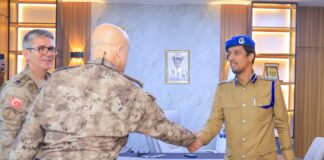 Taliyaha Booliiska Soomaaliyeed oo Wafdi ka Socday Turkiga Kala Hadlay Xoojinta Iskaashiga Amniga