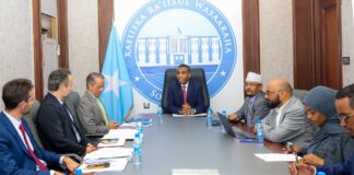 Ra’iisul Wasaare Xamsa Oo Qaabilay Danjiraha Talyaaniga