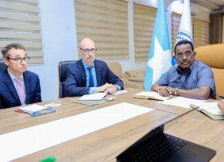 Wasiirka Arrimaha Gudaha Soomaaliya Oo Qaramada Midoobay Kala Hadlay Xoojinta Nabad