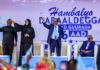 Madaxweyne Xasan Sheekh Maxamuud oo ka qeyb galay xuska 66-guurada xorriyadda 26-ka Juun