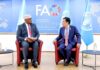Wasiir Beenebeene Oo Rome Kula Kulmay Agaasimaha Guud ee FAO