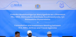 Kaarka Aqoonsiga Qaranka oo Shardi Looga Dhigayo Duulimaadyada Gudaha Dalka