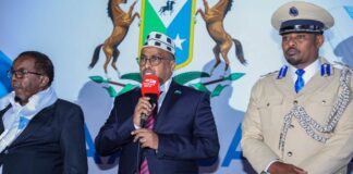 Madaxweyne Ku-xigeenka Waqooyi Bari oo ka qeyb galay xuska 66-guurada 1-da Luulyo ee Laascaanood