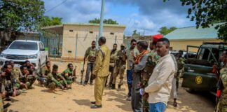 Saraakiisha Amniga oo Ciidamo Isku Dhaf ah ku Wargeliyay Sugidda Amniga Baydhabo