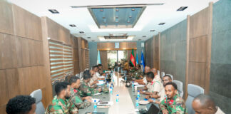 Wasiirka Gaashaandhigga XFS oo Guddoomiyay Shirka Guddiga Sare ee Istiraatiijiyadda Ciidanka Xoogga Dalka Soomaaliyeed