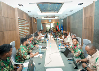 Wasiirka Gaashaandhigga XFS oo Guddoomiyay Shirka Guddiga Sare ee Istiraatiijiyadda Ciidanka Xoogga Dalka Soomaaliyeed