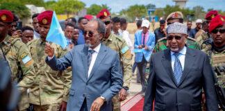 Madaxweyne Xasan Sheekh oo Gaaray Baydhabo