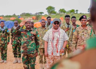 Wasiirka Gaashaandhigga XFS iyo Taliyaha Ciidanka Xoogga Dalka oo Kormeeray Ciidamada Ku Sugan Furimaha Hore ee Gobolka Shabeellaha Dhexe