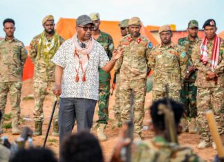 Wasiirka Gaashaandhigga iyo Taliyaha CXDS oo kormeer ku tegay ciidamada ku sugan Wargaadhi