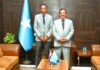 Wasiir Ku-xigeenka Arrimaha Dibadda oo qaabilay Danjiraha Yemen,