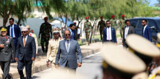 Madaxweyne Xasan Sheekh oo Tababar u Soo Xiray Saraakiil iyo Saraakiil-xigeenno ka Qalin-jebiyay Dugsiga TURKSOM