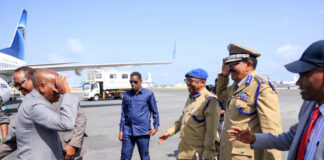 Taliyaha Ciidanka Booliska Soomaaliyeed oo Muqdisho ku Soo Dhaweeyey Dhiggiisa Dalka Jabuuti