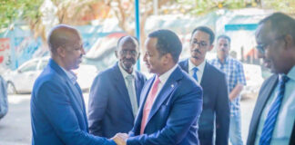 Wasiirka Arrimaha Dibadda Soomaaliya oo Booqday Safaaradda Soomaaliya ee Qaahira