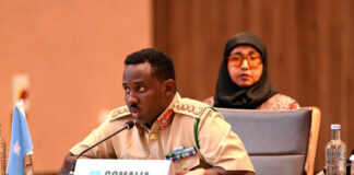 Taliyaha Ciidanka Xoogga Dalka oo Kampala uga qeyb galay shirka mustaqbalka AUSSOM