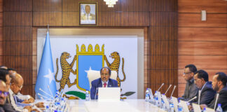Madaxweyne Xasan Sheekh oo Guddoomiyey Kulanka Golaha Wasiirrada