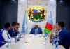 Sheekh Aadan Madoobe oo Baydhabo ku qaabilay Agaasimaha Guud ee Plan International