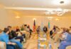 Madaxweynaha Jubaland oo Kismaayo ku Qaabilay Wafdi Sare oo ka Socday Koongareeska Maraykanka