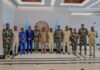 Madaxweyne Xasan Sheekh oo Muqdisho ku qaabilay Taliyaha Ciidanka Qalabka Sida ee Jabuuti