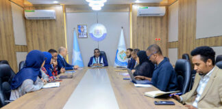 Wasiirka Arrimaha Gudaha oo La Kulmay Wakiilka Cusub ee UNDP Soomaaliya