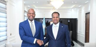 Wasiirka Wasaaradda Arrimaha Dibadda Soomaaliya oo maanta qaabilay Xoghayaha Guud ee Xoghaynta Aagga Ganacsiga Xorta ah ee Qaaradda Afrika