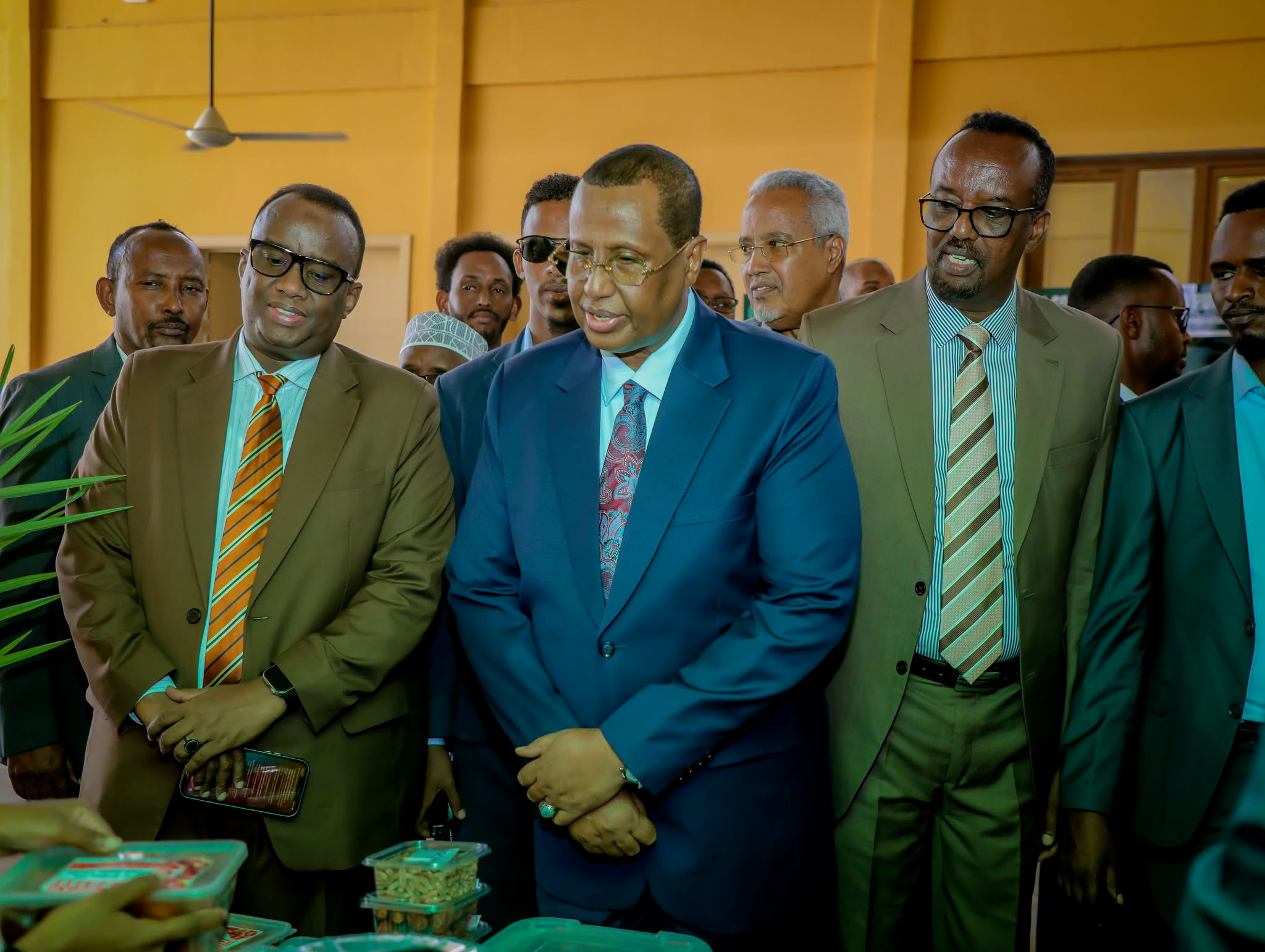 Madaxweyne Ku-xigeenka Maamulka Puntland oo ka qeyb-galay Bandhigga 1-aad ee Wax-soo-saarka Timirta Puntland