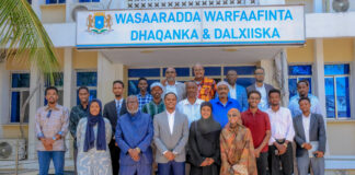 Wasiirka Warfaafinta XFS oo kulan la yeeshay bahda Filimada Soomaaliyeed