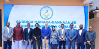 Guddoomiyaha Guddiga Xuquuqul Insaanka Qaranka oo Qaabishay Wakiilka Cusub ee UNDP Soomaaliya
