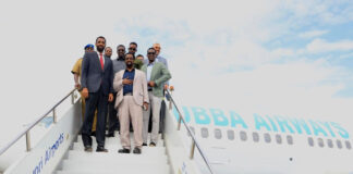 Juba Airways oo Muqdisho Keentay Diyaarad Cusub