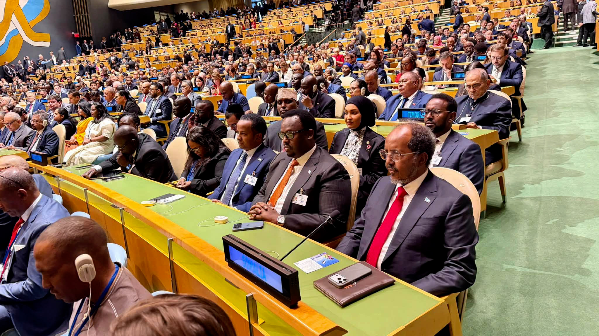 Madaxweyne Xasan Sheekh oo ka qayb galay furitaanka Meertada 81-aad ee Golaha Guud ee Qaramada Midoobay